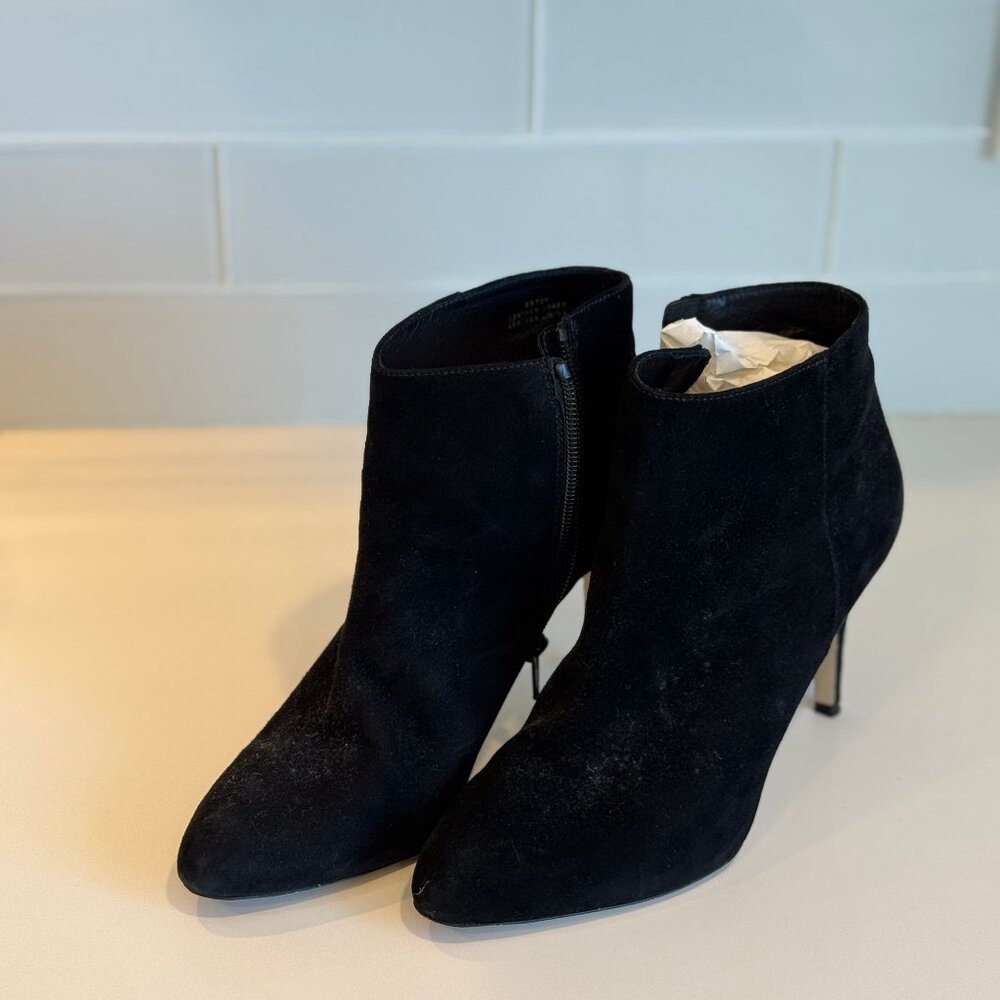 J.Crew Women's Ankle Boots Black Suede Size 8